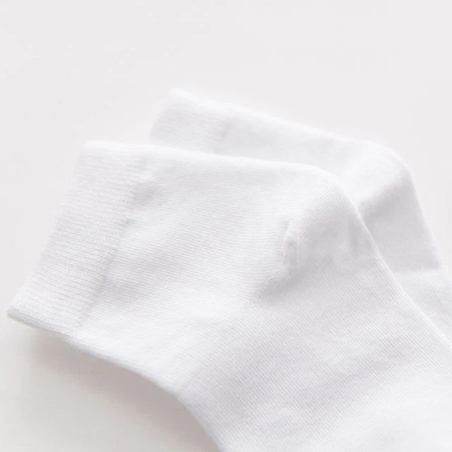 16 paia unisex bambino bambini calzini di cotone di colore solido calzini 6