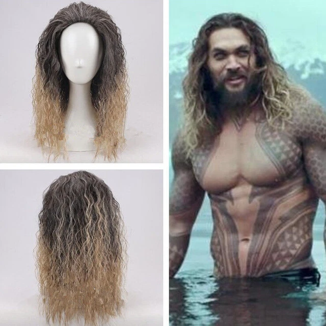 Justice League Aquaman Arthur Curry Orin Wig Wig Cosplay Costume New