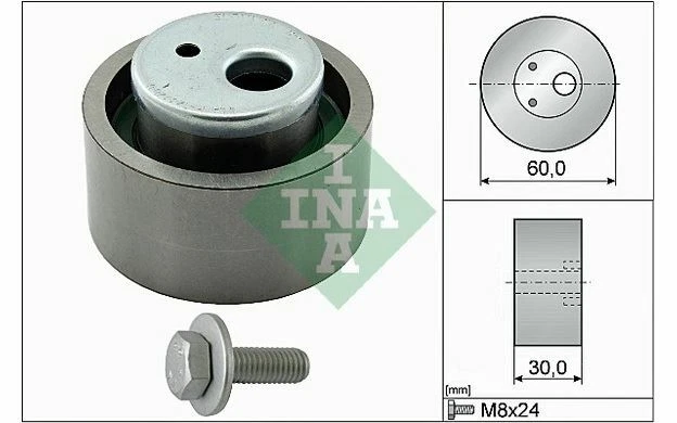 INA Galet tendeur pour PEUGEOT 206 CITROEN C5 531 0780 10 - Mister Auto