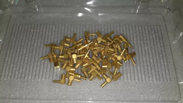 0,16Kg GOLD PINS STIFTE PC COMPUTER STECKER CPU SCHROTT RECYCLING #LOT12