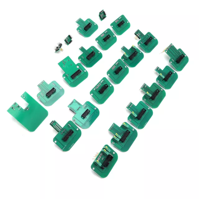 22pcs LED BDM Frame Probe Adapters Green Chip Tuning Tool For 3