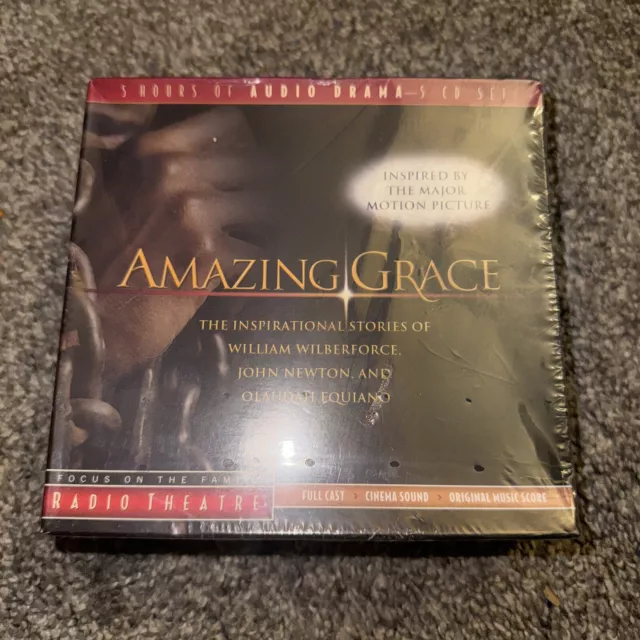 New AMAZING GRACE Focus on the Family Radio Theater Audio 5 CD Set