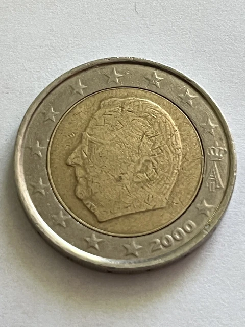 2 Euro Münze 2000 Belgien Fehlprägung 2 EURO MÜNZE fehlprägung Belgien 2000 EUR 250,00 - PicClick DE