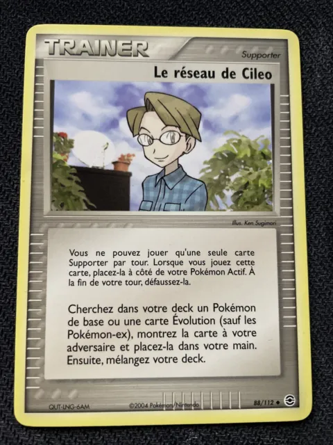 Le Reseau De Cileo Unco - Pokemon 88/112 Ex Rouge Feu Vert Feuille Neuf Fr