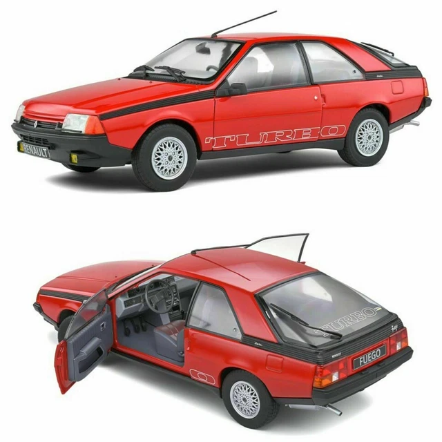 RENAULT Fuego TURBO Rouge de 1980 au 1/18 de SOLIDO S1806401