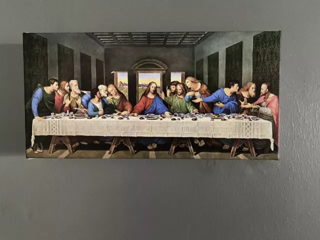 The Last Supper Jesus Christ Apostles Religious Modern Design Canvas Picture