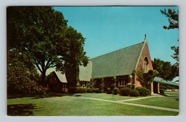 Langley Field VA, Main Base Chapel, Air Force Base, Virginia Vintage Postcard