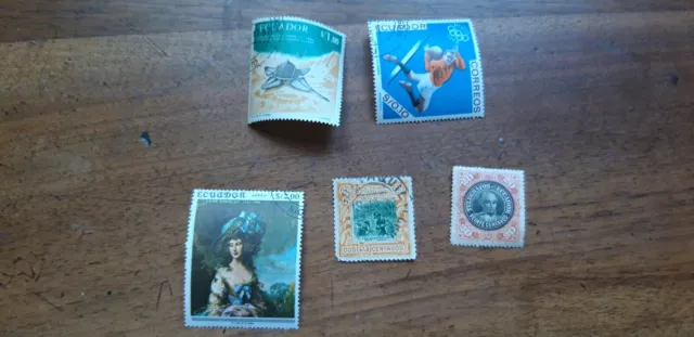 Timbres Equateur - Ecuador - Equator stamps 1899/1930/1966/1967