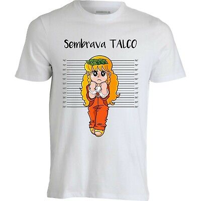 T-shirt maglietta POLLON SEMBRAVA TALCO IDEA REGALO DIVERTENTE NATALE COMPLEANNO
