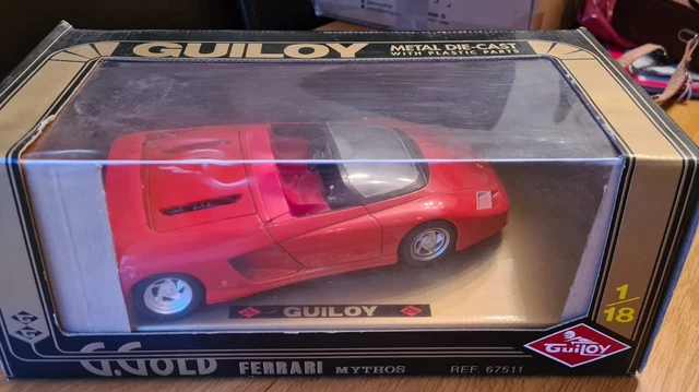 Miniature Pininfarina Mythos 1/18 Rouge - Voiture Collection état Excellent Boîte D'origine
