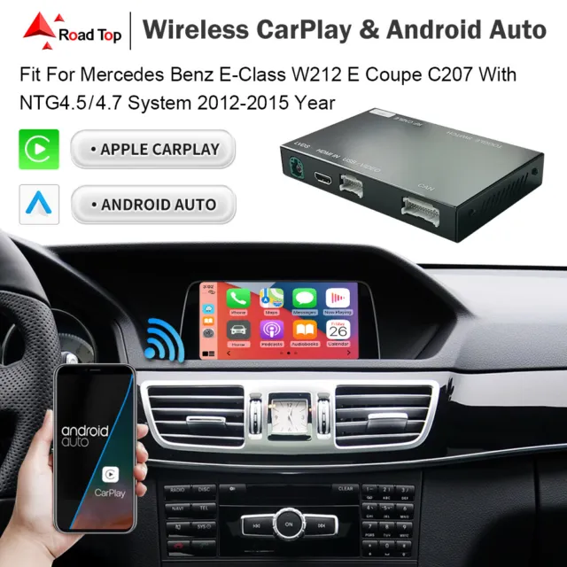 Wireless CarPlay Android Auto Interface für Mercedes Benz E-Klasse W212 2012-15