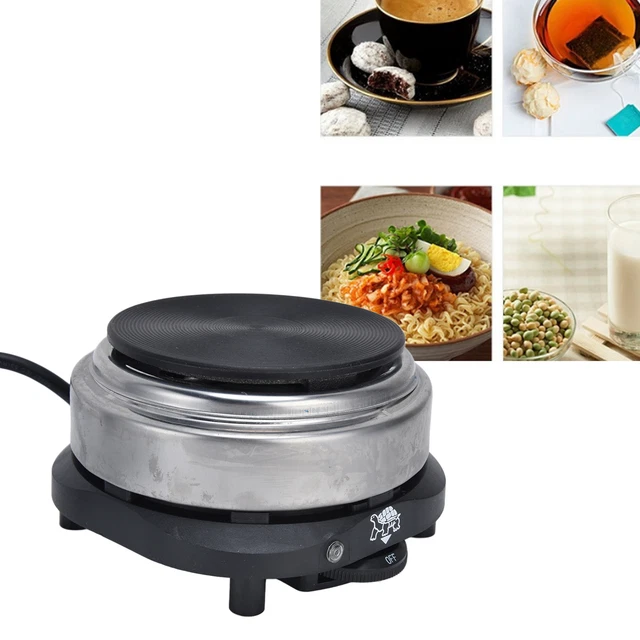 Ré-chaud Portable Monobrûleur - Contrôle De Chaleur Réglable, Anti-basculement - Pour Café, Bouilloire, Camping, Pique-nique - 5