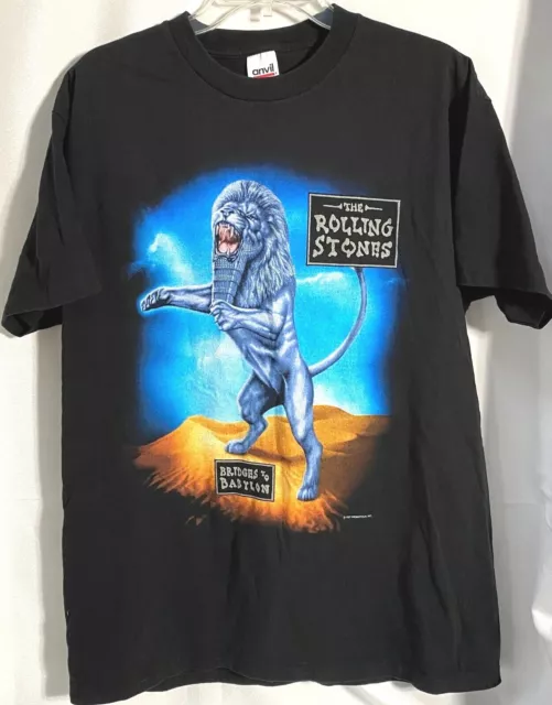 The Rolling Stones 1997 1998 Bridges To Babylon World Tour Concert T-Shirt XL