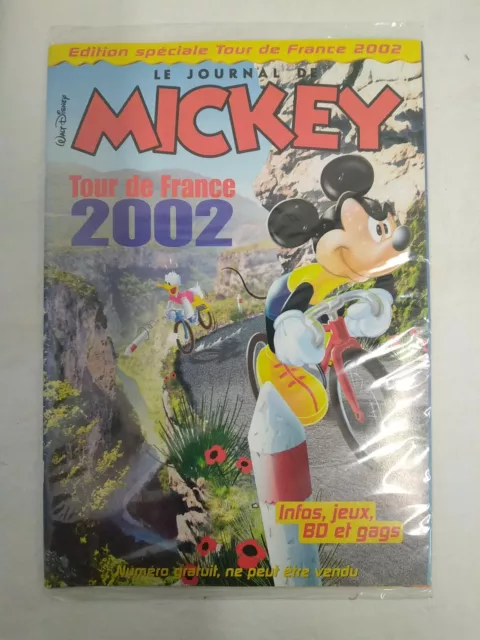 Journal De Mickey Édition Spéciale Tour De France 2002. NEUF