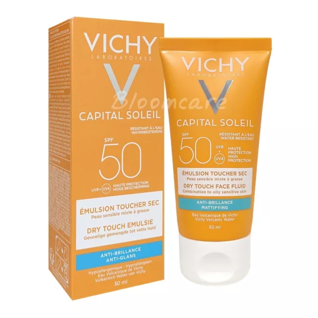 Vichy Capital Soleil Mattifying Dry Touch Face Fluid SPF50 50ml