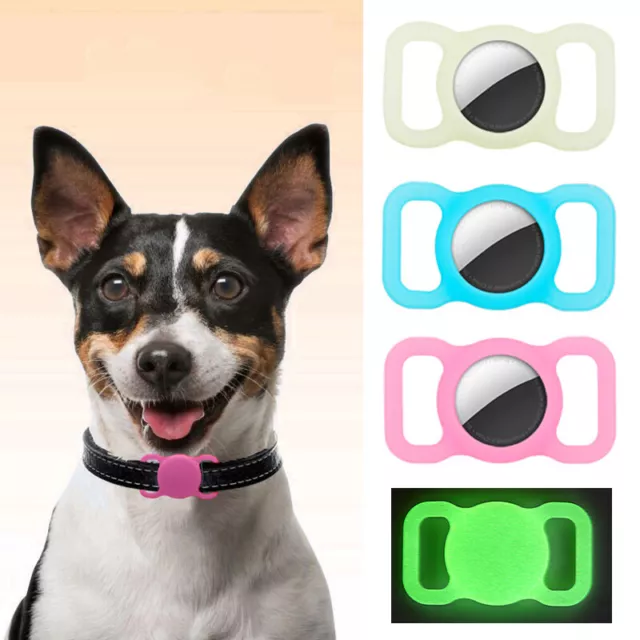 Lumineux Airtag Chien Col Support pour Apple Air Étiquette Protection Chat Col *