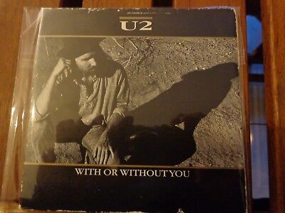 GATEFOLD ISLAND CID 319 1 CDs ORIGINAL PRESS U2 WITH OR WHITOUT YOU 