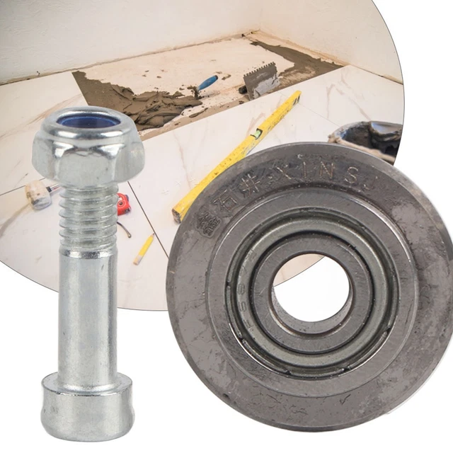 thumbnail image 2 of 2-Pack Sigma Tile Cutter Replacement Wheels - 22mm Ceramic & Glass Cutting Blades With Screws 2 of 10