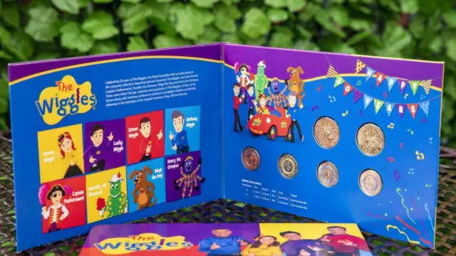 2021 Australia 30th Anniversary Of The Wiggles Coin Set Folder