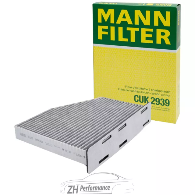 MANN-FILTER CUK 2939 Innenraumfilter Aktivkohle VW GOLF 5 6 PASSAT AUDI A3