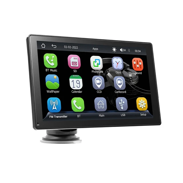 9" IPS Touch  Screen Car Stereo Radio CarPlay Android Auto Bluetooth USB TF AUX