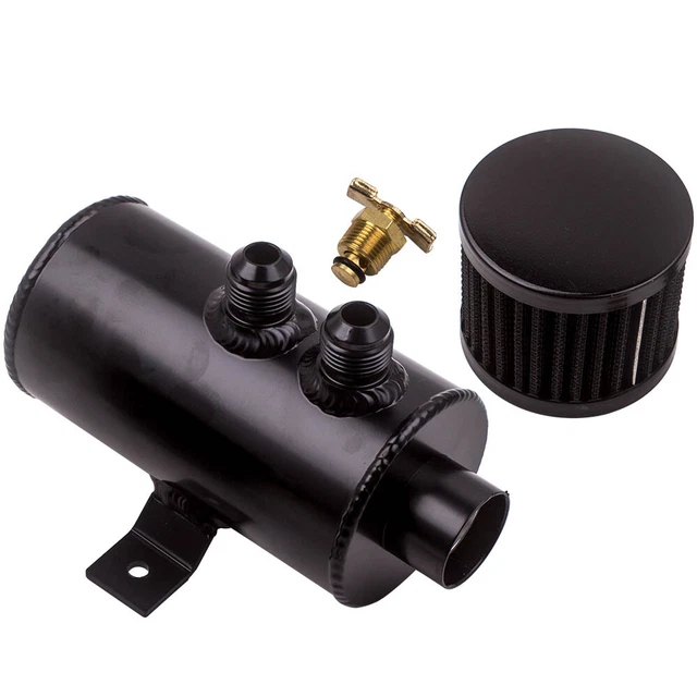 Raccoglitore olio contenitore raccolta olio oil catch can con filtro aria 750 ml universale