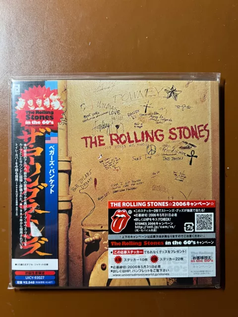 THE ROLLING STONES  / Beggars Banquet --- Japan Import CD -Mini LP - CD