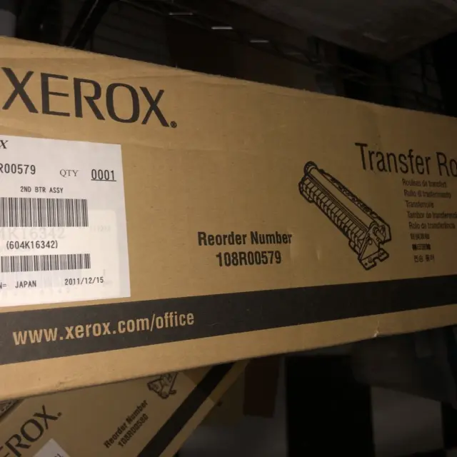 108R00579 GENUINE Xerox Transfer Roller For Phaser 7750/7760 - New in Sealed Box
