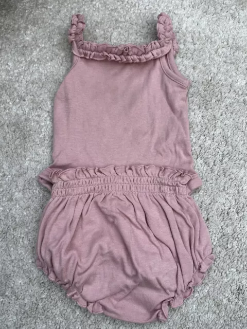 3x Baby Girl's NEXT Summer Top Vest & Shorts Set Size 0-3 Months 5.5kg/12lbs 2