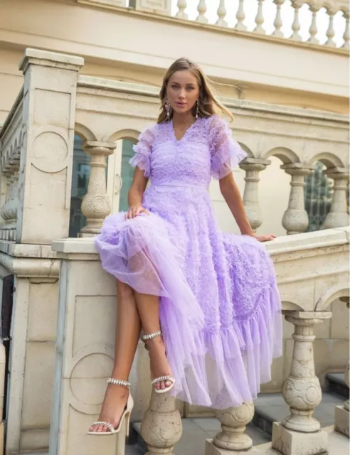 ROBE PLISSEE LILAS Violet Zara Avec Ceinture Neuve Avec Etiquette Taille Xs EUR 29 62 PicClick FR