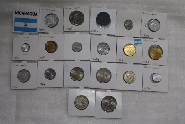 Nicaragua - Super Collection 19 Coins B49 #1768