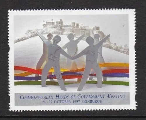 Commonwealth Regierungschefs Treffen 1997 Souvenier Briefmarke neuwertig