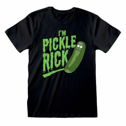 Rick and Morty I'M Pickle Rick Camiseta Negra