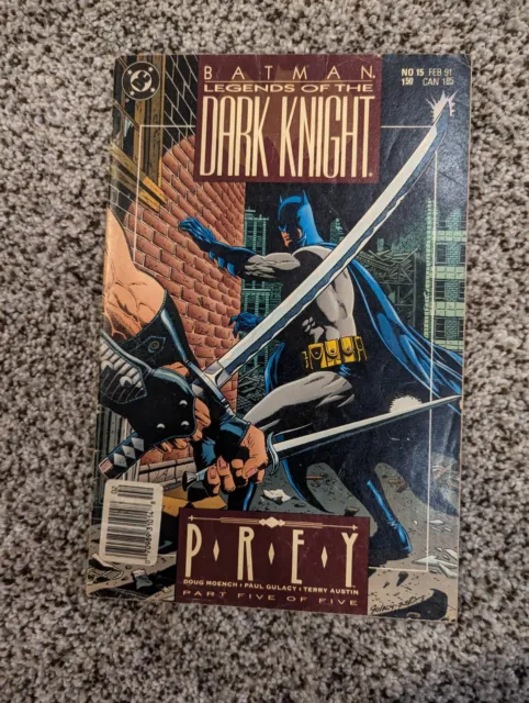 BATMAN LEGENDS OF THE DARK KNIGHT #15 (1989) DC Comics VF