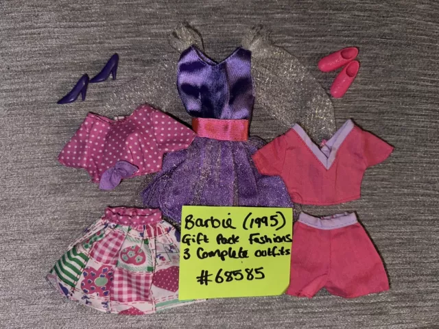 Vintage Barbie 3 Fashion Gift Pack - Complete #68585 (1996)