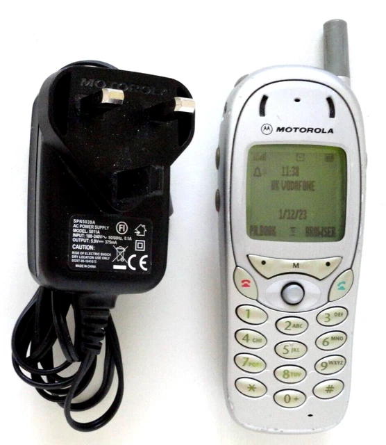 Motorola TIMEPORT 280 Vintage Retro Mobile Phone Unlocked & Working