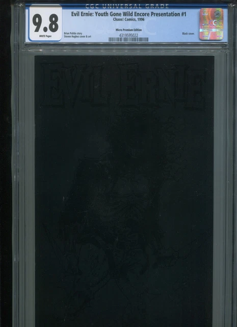 Evil Ernie: Youth Gone Wild 1 Cgc 9.8 Micro Premium Edition! 1St Lady Death! Wow