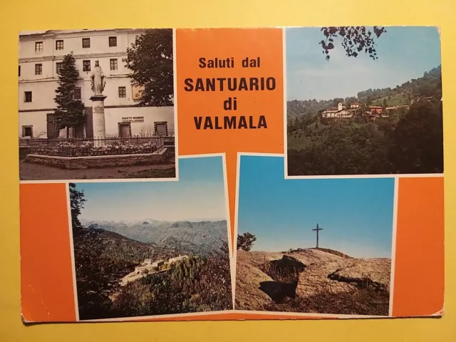 Saluti dal Santuario di Valmala (Cuneo). Vedutine.