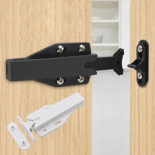 Porte cattura chiavistello bianco nero 1 pz facile installazione buona qualità