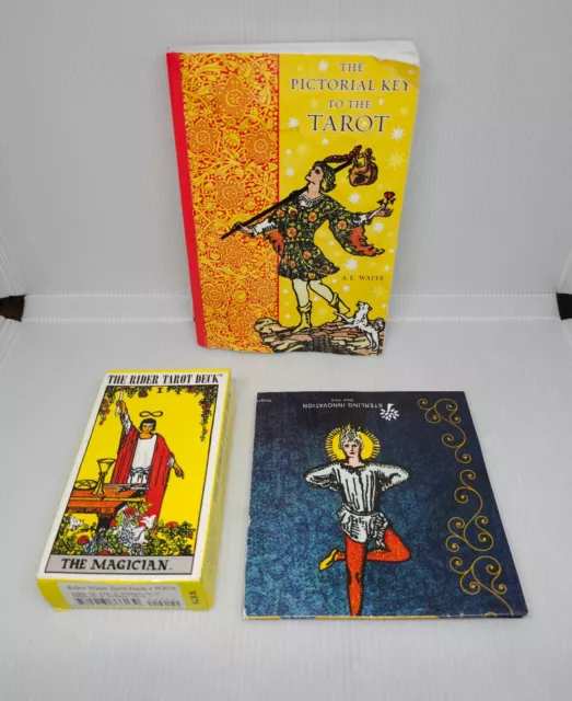 The Classic Tarot Set. A E Waite, Rider-Waite Deck, Spreadsheet, Pictorial Book