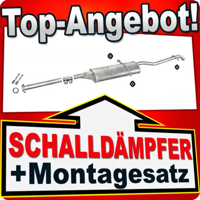 Endschalldämpfer für MERCEDES W168 A140 A160 A190-SWB Auspuff Endtopf