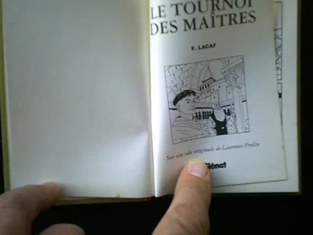 F Lacaf Le Tournoi Des Maitres Editions Glenat Petit Format 1993 3