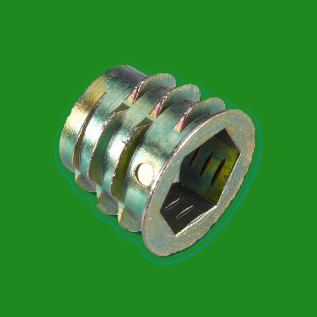 10 écrous Château Hexagonaux à Fentes 1-14 UNC Filet Fin, Zincés - 1 Pouce, Pour Arbres Et Axes