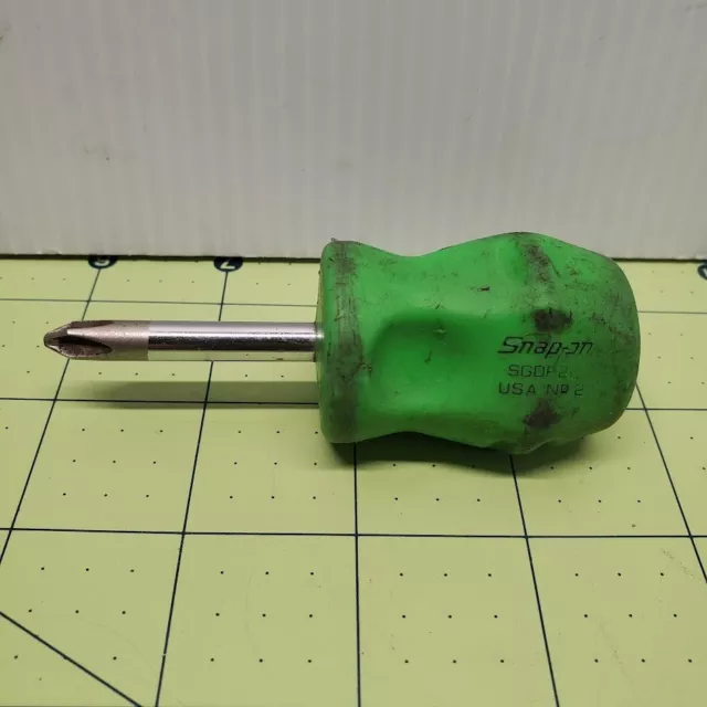 Snap On Tools USA SGDP22 # Philips Green Stubby Screwdriver