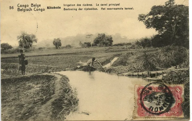 Belgisch / Belgium / Congo Belge / Kitobola Irrigation Des Rizieres Le Canal