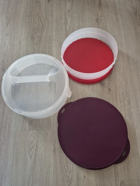 Tupperware Hochstapler Für Kuchen & Torten – Dunkelpink, Passend Für Tortentwist