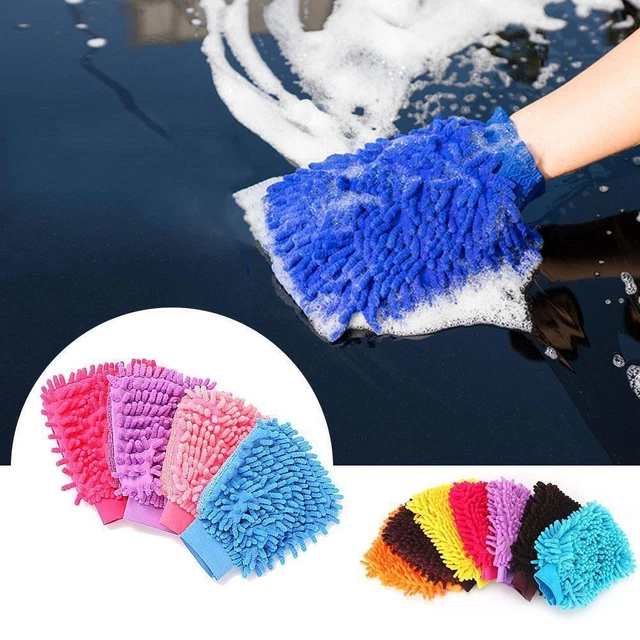 Efficient Microfiber Car Window Cleaner Cloth with Duster Feature On SALE
