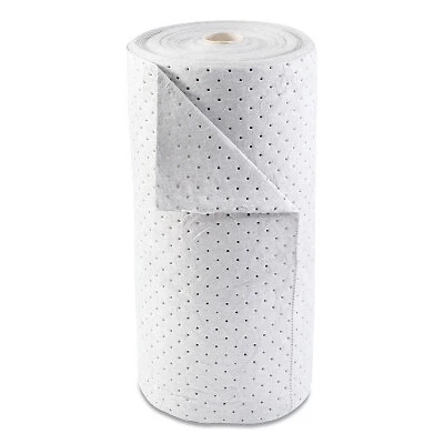 Oil-Only Sorbent Roll, Heavy-Weight, Absorbs 24 Gal, 30 in X 120 Ft ORS Nasco