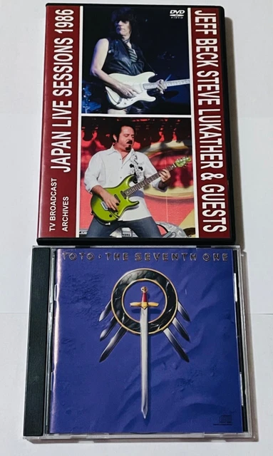 Jeff Beck Steve Lukather Guests Japan Live Sessions DVD +BONUS TOTO Seventh One