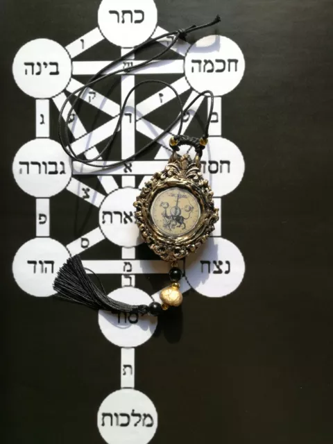 Kabala Talisman Necklace Jewels Pendant Hebrew Amulet Zohar Kabbalah Jewish Star 2